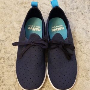 Native Kids Toddler Shoes NAVY BLUE boys